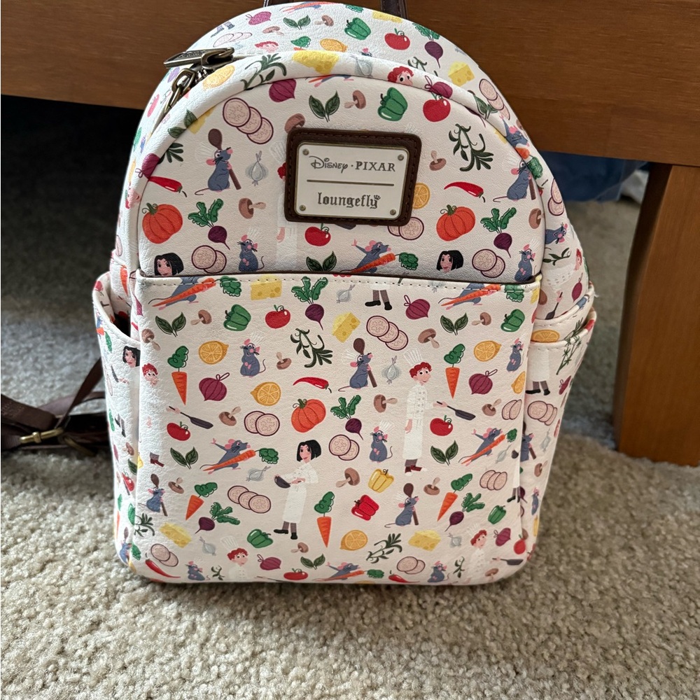 Loungefly Disney Pixar Mini Backpack - Colorful Design